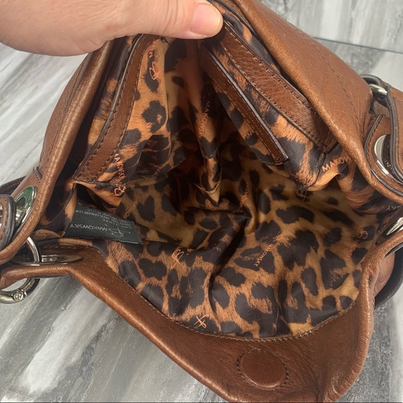 B. Makowsky Brown Super Soft Leather Some Wear - Picture 5 of 12